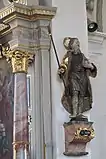 Heiliger Joachim am Chorbogen