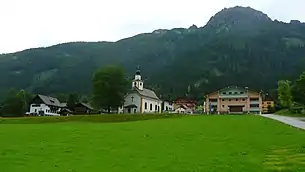 Untertauern, von der Katschberg Straße aus gesehen