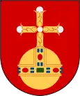 Uppsala und Uppland (S) – In Rot ein goldener Reichsapfel mit goldenem Kreuz