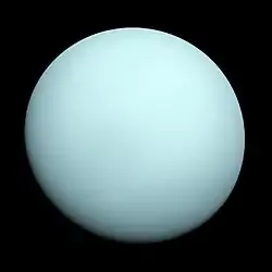 Uranus in Echtfarben