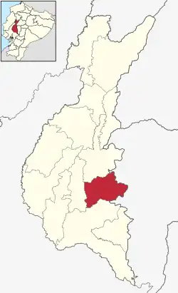 Der Kanton Urdaneta in der Provinz Los Ríos