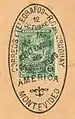Historischer Sonderstempel in ovaler Form