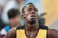 Der klare Favorit Usain Bolt, der in den letzten drei Jahren den Sprint dominiert hatte, schied nach Fehlstart aus, gewann aber noch Gold über 200&nbsp;Meter und 4&nbsp;×&nbsp;100&nbsp;Meter
