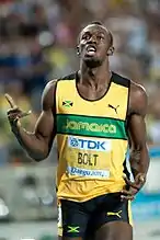 Usain Bolt – der aktuelle Olympiasieger und Weltrekordhalter verteidigte seinen Titel souverän