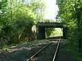 Überquerung der Sollingbahn im südwestlichen Teil Allershausens.
