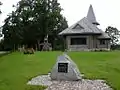 Lutherische Kirche in Usma, von 1997 bis 2007 errichteter Holzbau