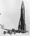 FR-Wagen mit Rakete
