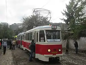 Museumswagen Nummer 119 in Bukarest