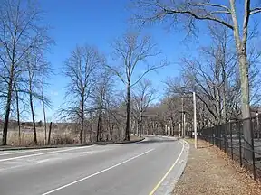 Der VFW Parkway in West Roxbury