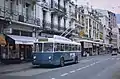Berna-Trolleybus Nummer 1 in Montreux, 1985