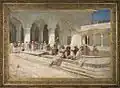 „Vor der Gebetsstunde in der Perlenmoschee“ von Edwin Lord Weeks