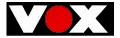 Vox-Logo während des Notbetriebs 1994