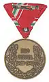 Rückseite der Zweite-Weltkriegs-Erinnerungsmedaille