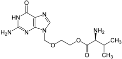 Struktur von Valaciclovir