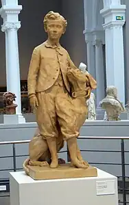 Jean-Baptiste Carpeaux,  Der Prince Impérial und sein Hund Néro, 1865
