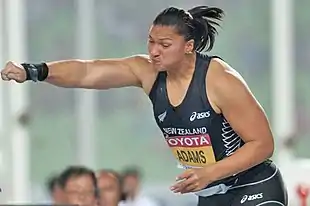 Valerie Adams, Olympiasiegerin 2008 und 2012, Silber 2016