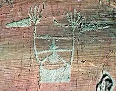 ‘Le Sorcier‘-Gravur im Vallée des Merveilles