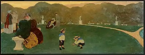 Vallotton: „Abend im Park“