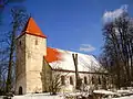 Laidi, Ortsteil Valtaiķi: Evangelisch-lutherische Kirche, erbaut 1792