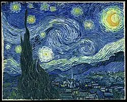 Vincent van Gogh: Sternennacht, (1889)