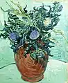 Vincent van Gogh:Vase mit Blumen und Disteln, 1890