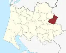 Lage des Ansager Sogn in der Varde Kommune