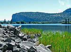 Blick auf den McIntyre Bluff
