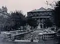 Der Brunnen auf dem Broglieplatz in Straßburg (vor 1918)