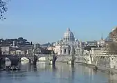 Der Petersdom in Rom mit einem der Ziele des Pilgerwegs, dem Grab des Apostels Petrus.
