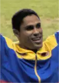 Víctor Castillo Rang elf mit 7,71&nbsp;m