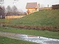 Gegenblick: Das Castrum Vechtense hinter der Friedrich-Christian-Bastion