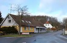 Kreuzung im Ortszentrum