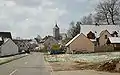 Ortseinfahrt, von Lanzendorf kommend
