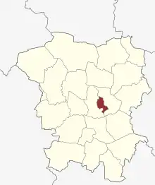 Lage des Askov Sogn in der Vejen Kommune