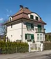 Villa Stelzer, Entwurf von Franz Baumgartner im Jahr 1925