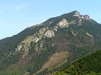 Blick auf den Veľký Choč