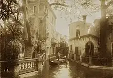 Von 1895 bis 1901 bestand der Vergnügungspark Venedig in Wien