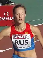 Wera RudakowaRang fünf in&nbsp;55,57&nbsp;s
