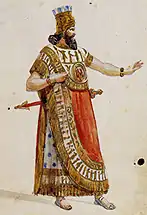 Kostümskizze für Nabucco