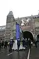 Transport der Nachtwache zum Südflügel des Rijksmuseum, 11. Dezember 2003
