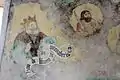 Im oberen linken Zwickel zum Langhaus hin ist König David zu sehen. Er trägt ein Schriftband mit der Aufschrift: „Veni de libano veni coronaberis“ (Komm vom Libanon, komm, du wirst gekrönt.)