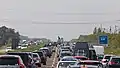 Verkehrsunfall BAB&nbsp;3, 2014, keine Rettungsgasse