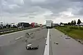 BAB 14: Stau durch Gaffer auf der Gegenfahrbahn