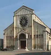 Verona, San Zeno Maggiore: Westrose ab 1178