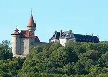 Veste Heldburg, rechts der Französische Bau (1560)