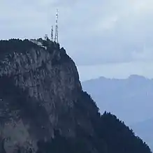 Gipfel des Penegal von der Straße zum Mendelpass