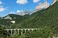 Bahnbrücke Viaduc de l′Orbanne