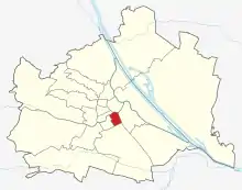Lage von Wieden (Wien)  in Wien (anklickbare Karte)