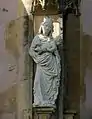 Maria mit Kind auf dem nordöstlichen Strebepfeiler (15.&nbsp;Jh.)