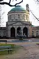 Hygieia-Brunnen vor dem Vierordtbad in Karlsruhe